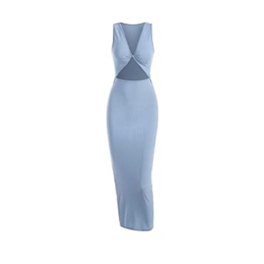 Cut Out Dress with Slit